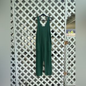Free People Green Jumpsuit